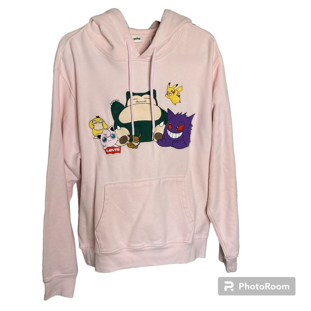 Levi's X Pokémon Pink Unisex Hoodie Size: Small New with Tags!